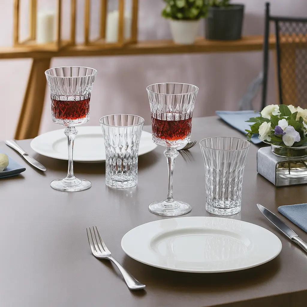 Чаши за вино Lady Diamond 270 мл, 6 бр Crystal D'Arques