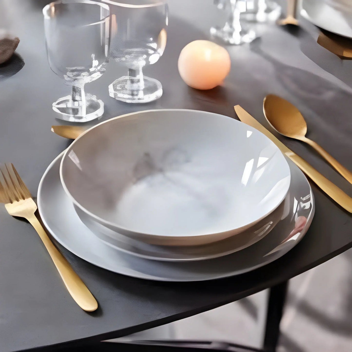 Дълбока чиния Diwali Marbre 20 см LUMINARC Platera