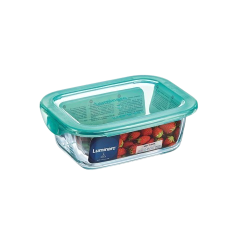 Правоъгълен съд за съхранение 0,38L pure box active