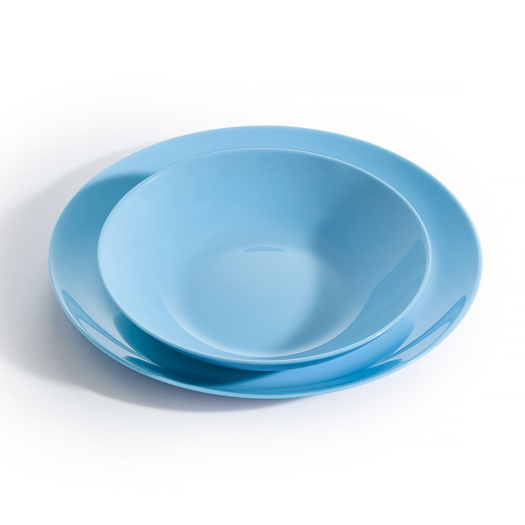 Сервиз за хранене Diwali Light Blue & White – 18 части