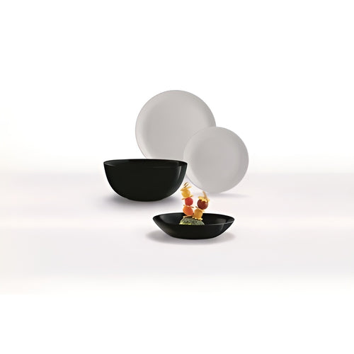 Сервиз за хранене Diwali Black & Granit – 19 части, аркопал