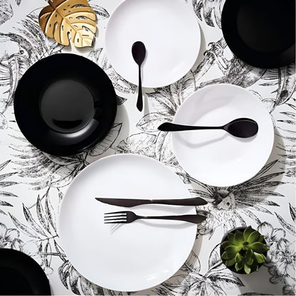 Сервиз за хранене Diwali Black & White – 19 части